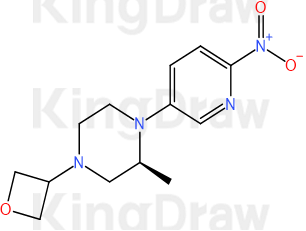 (S)-2-甲基-1-(6-硝基吡啶-3-基)-4-(氧杂环丁烷-3-基)哌嗪